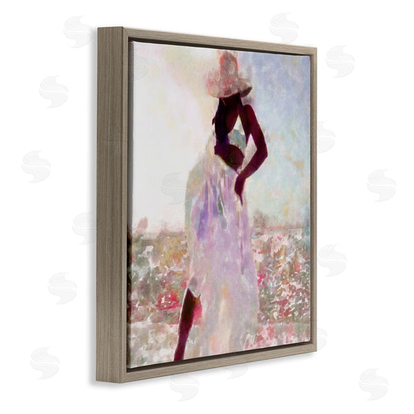 Stupell Industries Alonzo Saunders | Fashion Style Female Dancing In Floral Field