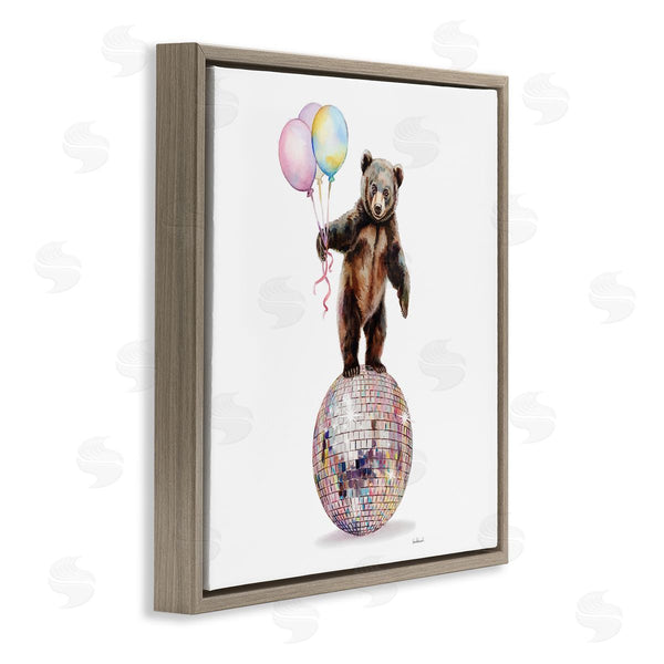 Stupell Industries Amanda Greenwood | Bear & Balloons Disco