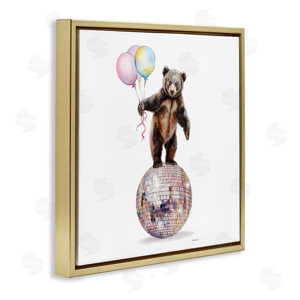 Stupell Industries Amanda Greenwood | Bear & Balloons Disco