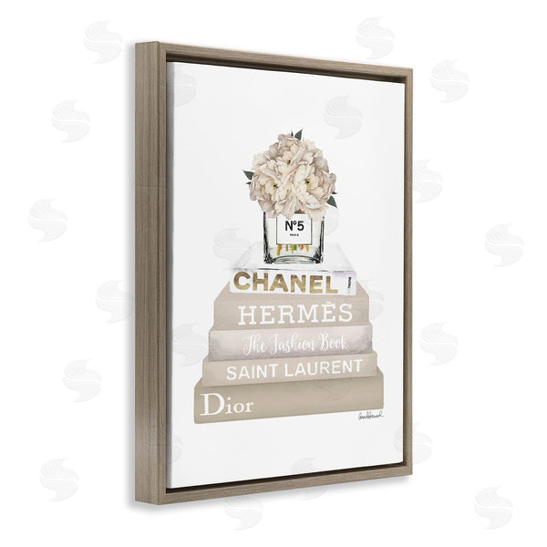 Stupell Industries Amanda Greenwood | Beige High Fashion Bookstack