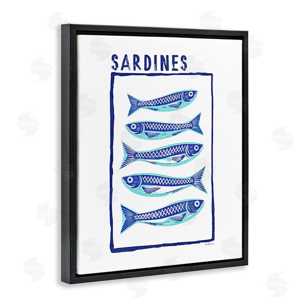 Stupell Industries Amanda Greenwood | Blocked Sardines Pattern Wall Art