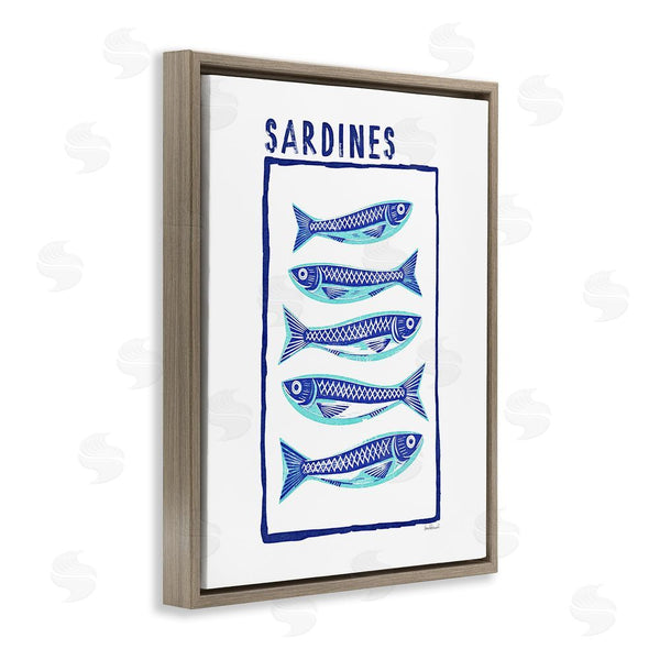 Stupell Industries Amanda Greenwood | Blocked Sardines Pattern Wall Art