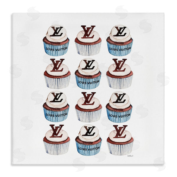 stupell industries Amanda Greenwood | Blue Glam Brand Cupcakes