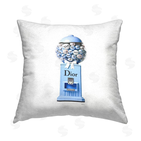 Stupell Industries Amanda Greenwood | Blue Glam Gumballs Printed Throw Pillow