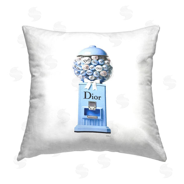 stupell industries Amanda Greenwood | Blue Glam Gumballs Printed Throw Pillow