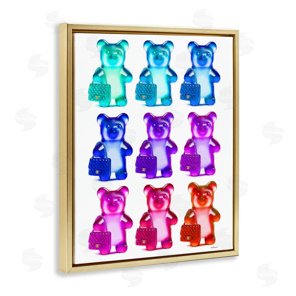 Stupell Industries Amanda Greenwood | Bright Hued Bears & Bags Wall Art