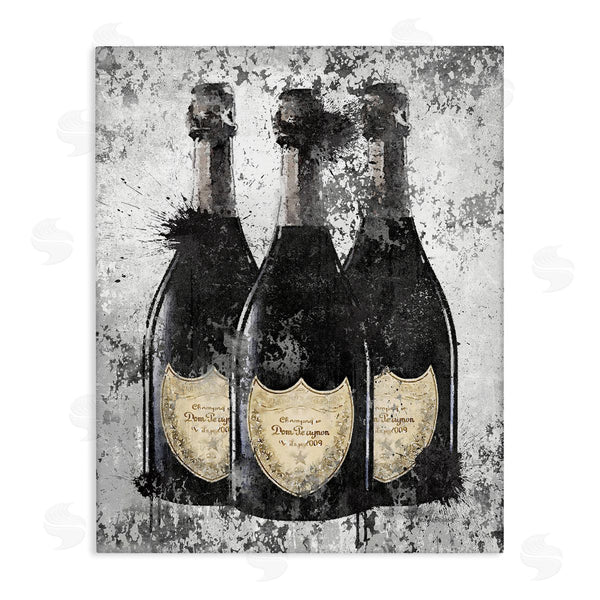 stupell industries Amanda Greenwood | Champagne Bottles Grey & Gold stupell industries Amanda Greenwood | Champagne Bottles Grey & Gold