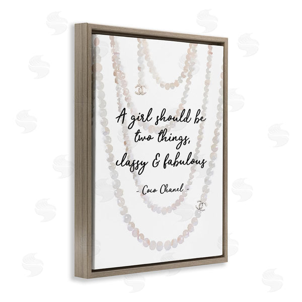 Stupell Industries Amanda Greenwood | Classy & Fabulous Fashion Quote