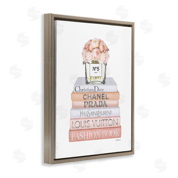 Stupell Industries Amanda Greenwood | Delicate Pink Roses On Books