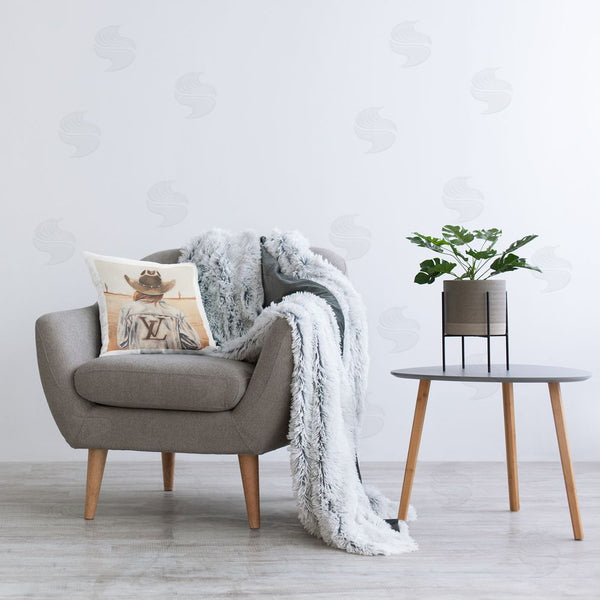 Stupell Industries Amanda Greenwood | Desert Cowgirl Fashion Brand Printed Throw Pillow
