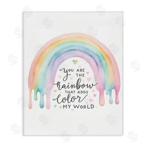 stupell industries Amanda Greenwood | Dripping Inspirational Rainbow Wall Art