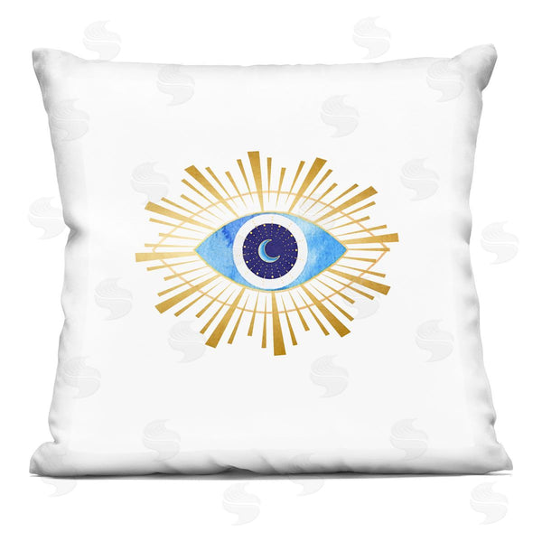 stupell industries Amanda Greenwood | Evil Eye Crescent Moon Printed Throw Pillow