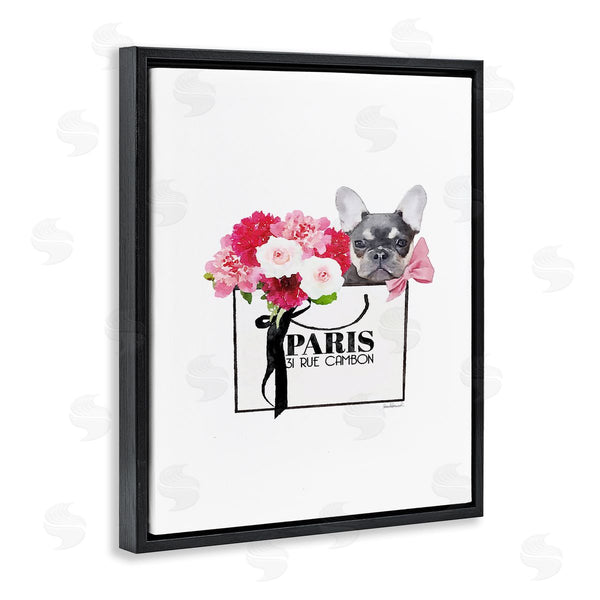 Stupell Industries Amanda Greenwood | Fashion Bag Flowers & Dog