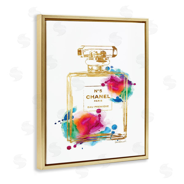 Stupell Industries Amanda Greenwood | Fashion Perfume Gold Accent