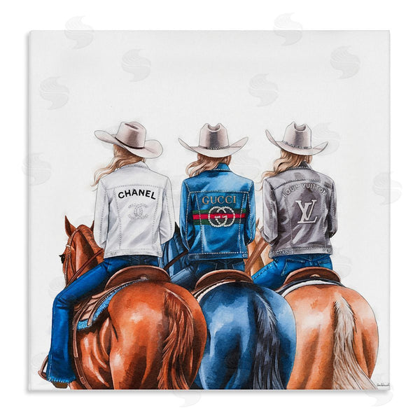 stupell industries Amanda Greenwood | Fashion Trend Cowgirls