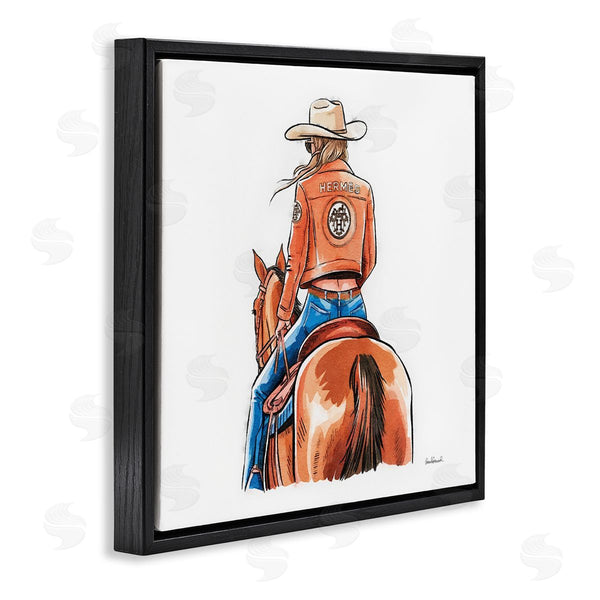 Stupell Industries Amanda Greenwood | Fashionable Chic Cowgirl