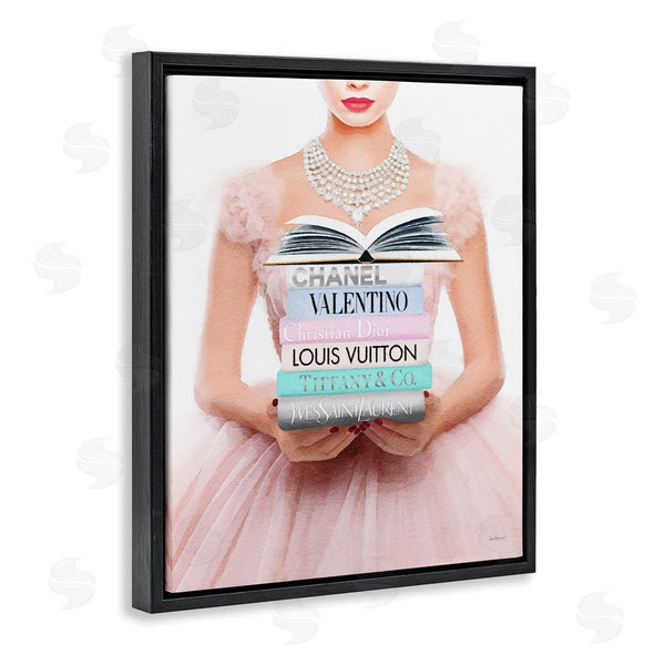 Stupell Industries Amanda Greenwood | Fashionista Girl & Books