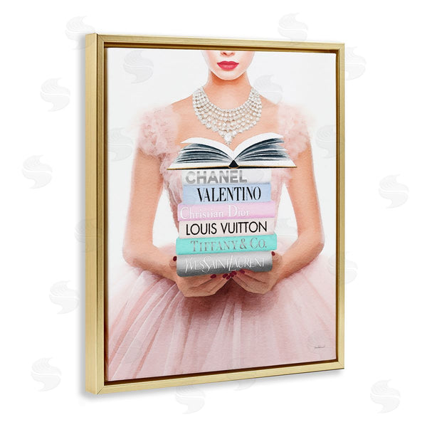 Stupell Industries Amanda Greenwood | Fashionista Girl & Books