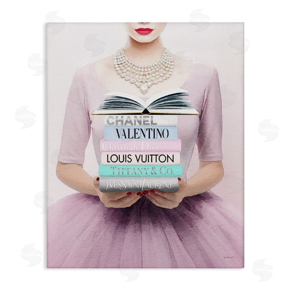stupell industries Amanda Greenwood | Fashionista with Books