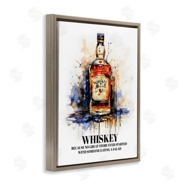 Stupell Industries Amanda Greenwood | Funny Whiskey Phrase Wall Art
