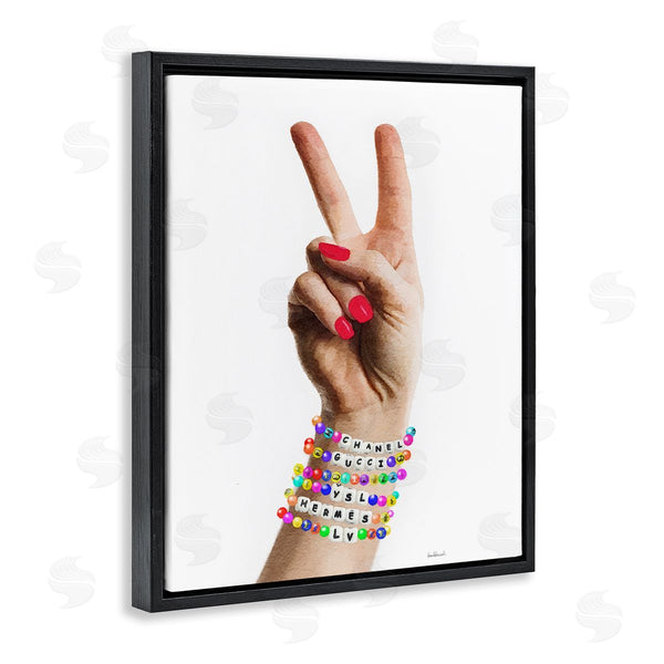 Stupell Industries Amanda Greenwood | Glam Bracelets Peace Sign