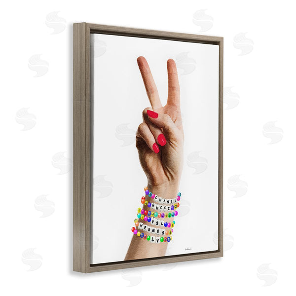 Stupell Industries Amanda Greenwood | Glam Bracelets Peace Sign