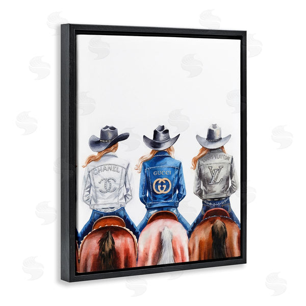 Stupell Industries Amanda Greenwood | Glam Brand Cowgirls