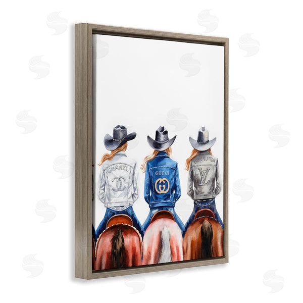 Stupell Industries Amanda Greenwood | Glam Brand Cowgirls