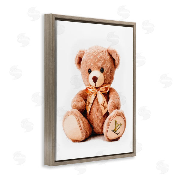 Stupell Industries Amanda Greenwood | Glam Brand Teddy Bear