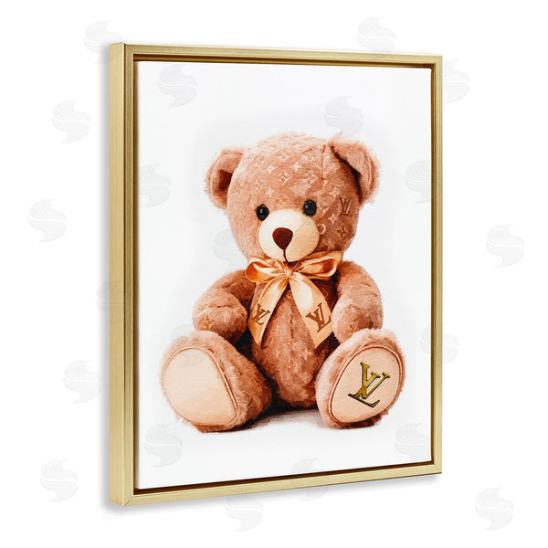 Stupell Industries Amanda Greenwood | Glam Brand Teddy Bear