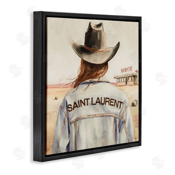 Stupell Industries Amanda Greenwood | Glam Brunette Cowgirl