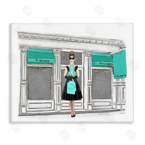 stupell industries Amanda Greenwood | Glam Building Woman Shopper