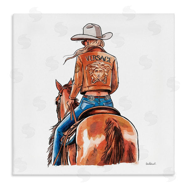 stupell industries Amanda Greenwood | Glam Cowgirl Jockey
