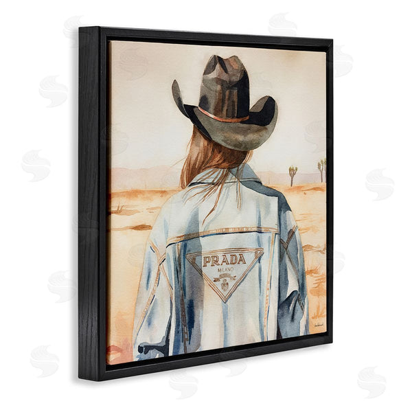 Stupell Industries Amanda Greenwood | Glam Desert Cowgirl