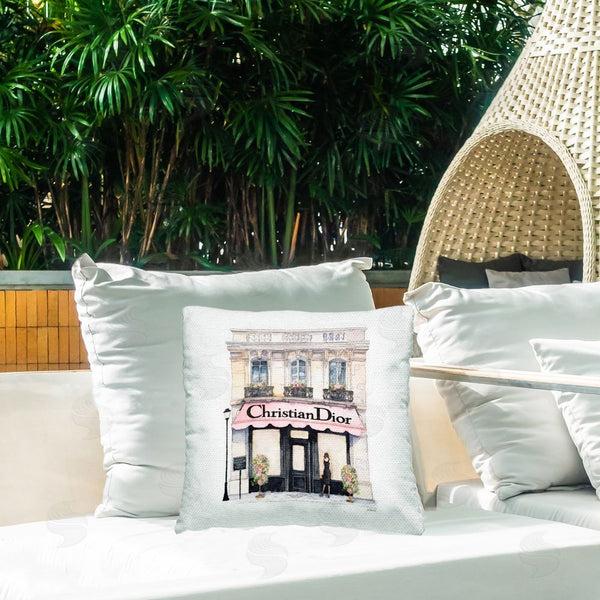Stupell Industries Amanda Greenwood | Glam Fashion Storefront Printed Throw Pillow