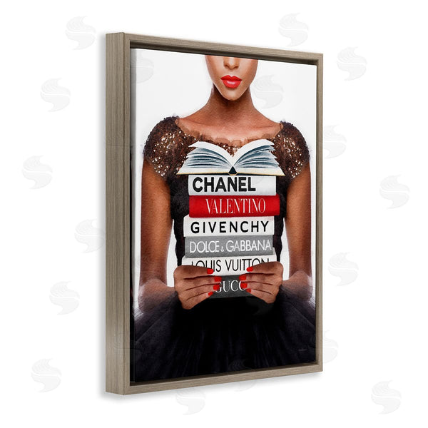 Stupell Industries Amanda Greenwood | Glam Girl & Books