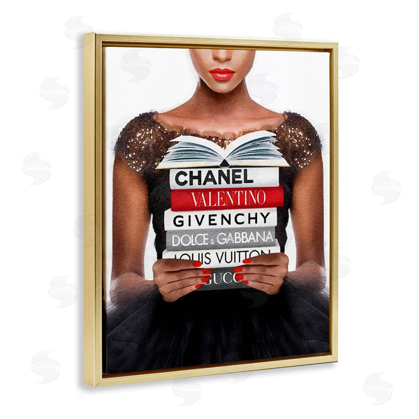 Stupell Industries Amanda Greenwood | Glam Girl & Books