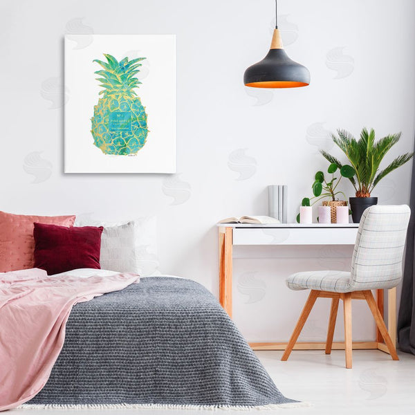 Stupell Industries Amanda Greenwood | Glam & Green Pineapple Wall Art