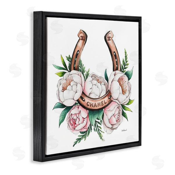 Stupell Industries Amanda Greenwood | Glam Peonies & Horseshoe