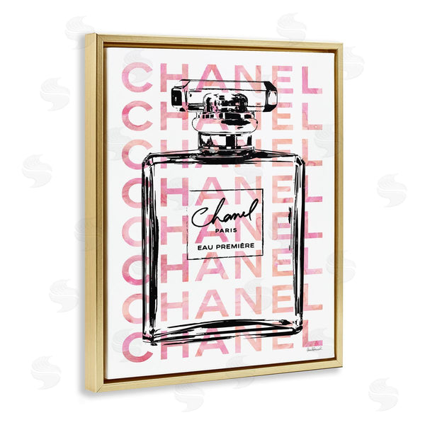 Stupell Industries Amanda Greenwood | Glam Perfume Bottle Brand Text