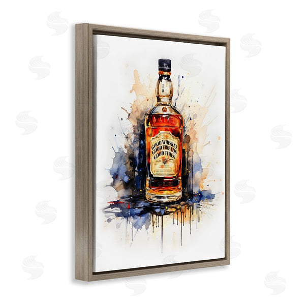 Stupell Industries Amanda Greenwood | Good Times Whiskey Bottle Wall Art