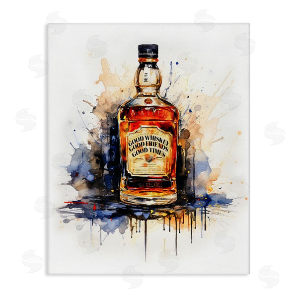 stupell industries Amanda Greenwood | Good Times Whiskey Bottle Wall Art