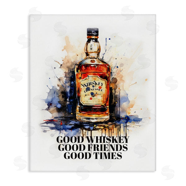 stupell industries Amanda Greenwood | Good Whiskey & Friends Wall Art