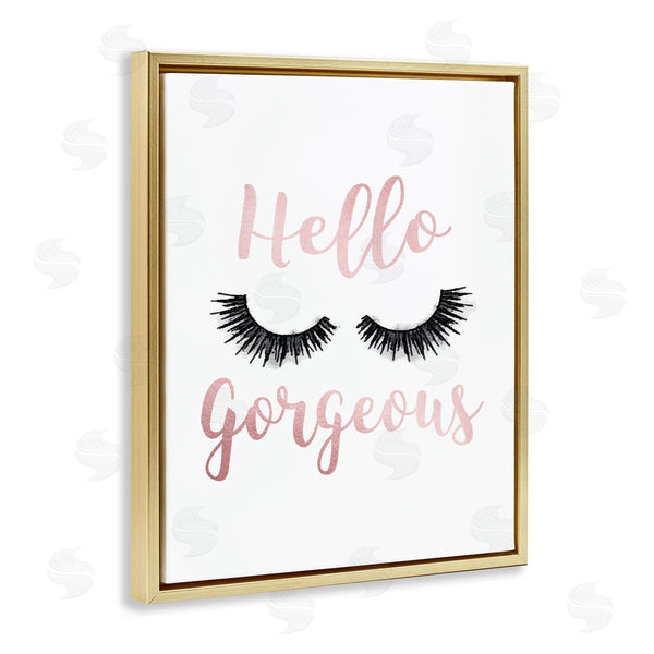 Stupell Industries Amanda Greenwood | Hello Gorgeous Black Eyelashes