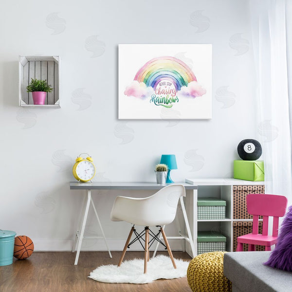 Stupell Industries Amanda Greenwood | Inspirational Chasing Rainbows Wall Art