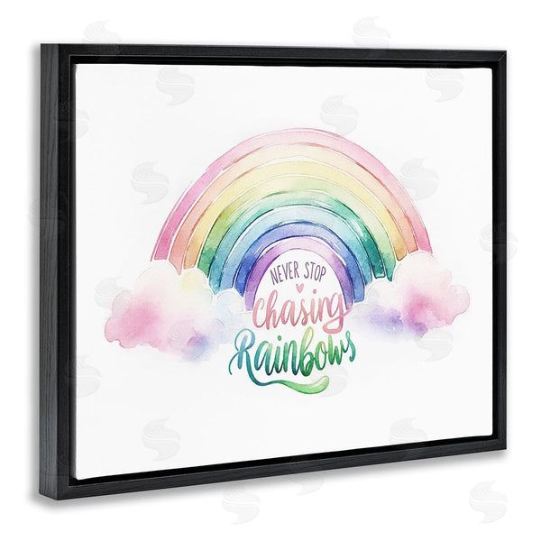 Stupell Industries Amanda Greenwood | Inspirational Chasing Rainbows Wall Art
