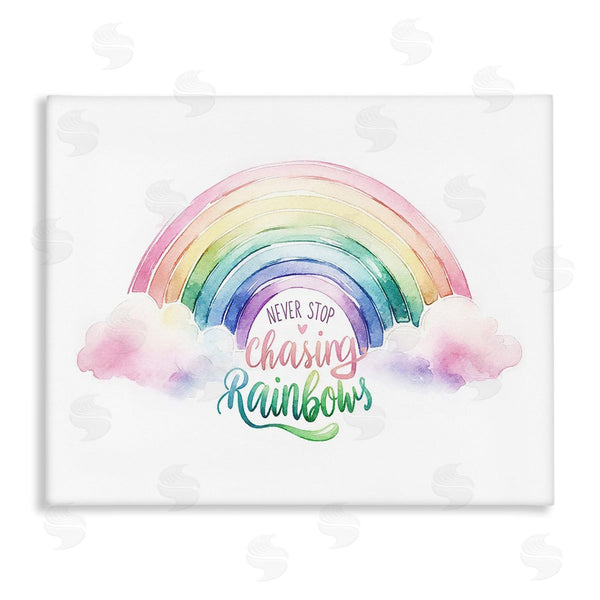 stupell industries Amanda Greenwood | Inspirational Chasing Rainbows Wall Art