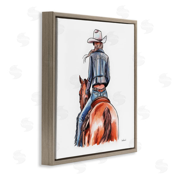 Stupell Industries Amanda Greenwood | Minimal Glam Cowgirl