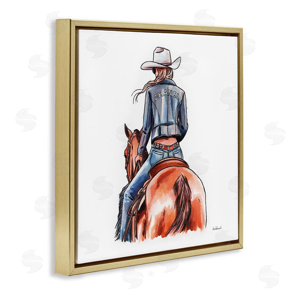 Stupell Industries Amanda Greenwood | Minimal Glam Cowgirl