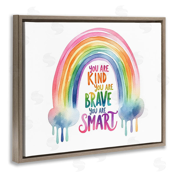Stupell Industries Amanda Greenwood | Modern Inspirational Rainbow Wall Art